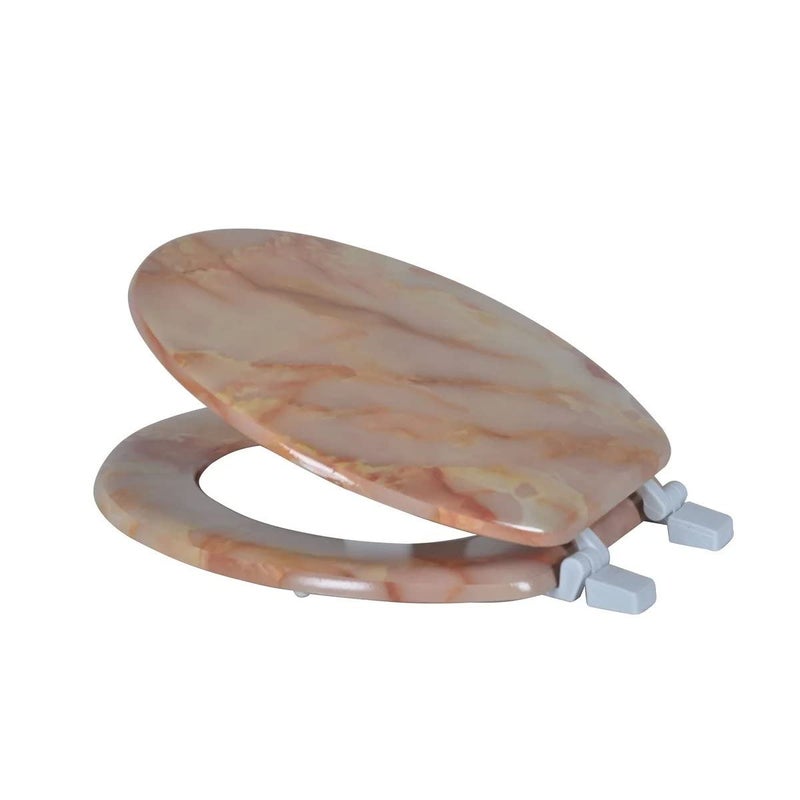 J&V Textiles Round Toilet Seat With Easy Clean & Change Hinge (Agate)* - Image 1